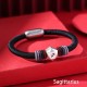 999 Sterling Silver Zodiac Blessing Handmade String Bracelet 999 Sterling Silver Zodiac Blessing Handmade String Bracelet