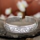 Tibetan Sanskrit White Copper Meditation Bracelet Tibetan Sanskrit White Copper Meditation Bracelet