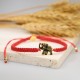 Tibetan Handmade Wise Future Elephant Red String Bracelet