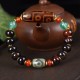 Tibetan Nine-Eye Dzi Bead Protection Bracelet