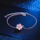 Sterling Silver Cherry Blossom Blessing Bracelet