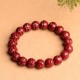 Cinnabar Om Mani Padme Hum Lotus Bracelet