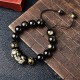 Gold Sheen Obsidian PiXiu Wealth Bracelet Gold Sheen Obsidian PiXiu Wealth Bracelet