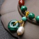 Natural Malachite Red Agate Protection Bracelet Natural Malachite Red Agate Protection Bracelet