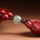 Dragon Cinnabar Hetian Jade Wealth Necklace Dragon Cinnabar Hetian Jade Wealth Necklace