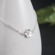 925 Silver Cherry Blossom Blessing Chain Bracelet 925 Silver Cherry Blossom Blessing Chain Bracelet