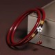 Cinnabar Flower Blessing Bangle Bracelet Cinnabar Flower Blessing Bangle Bracelet