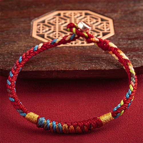 Multicolored "Safe & Lucky" Bracelet Multicolored "Safe & Lucky" Bracelet