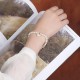 14K Gold Plated Pearl Crystal Shell Charm Bracelet 14K Gold Plated Pearl Crystal Shell Charm Bracelet