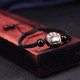 Silver Sheen Obsidian Cat Paw Protection Rope Bracelet Silver Sheen Obsidian Cat Paw Protection Rope Bracelet
