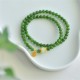 Hetian Cyan Jade Happiness Blessing Bracelet Hetian Cyan Jade Happiness Blessing Bracelet