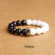 925 Sterling Silver Black Obsidian White Shell Yin Yang Bracelet 925 Sterling Silver Black Obsidian White Shell Yin Yang Bracelet