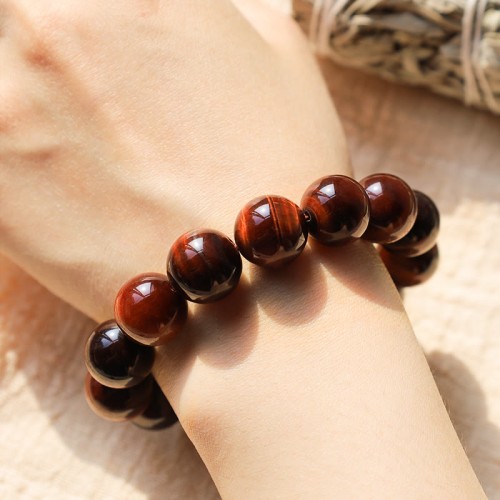 Natural Tiger Eye Healing Bead Bracelet Natural Tiger Eye Healing Bead Bracelet