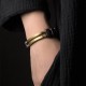 Tibetan Ebony Wood Copper Double Layer Balance Bracelet