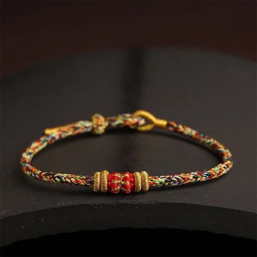 Handmade Colorful King Kong Knot Luck Bracelet