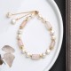 Green Aventurine Pearl Pink Crystal Luck Bracelet Green Aventurine Pearl Pink Crystal Luck Bracelet
