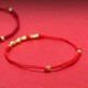 925 Silver Bamboo Design Protection Luck Braided Bracelet 925 Silver Bamboo Design Protection Luck Braided Bracelet