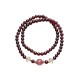 14K Gold Plated Garnet Strawberry Quartz Wrap Bracelet 14K Gold Plated Garnet Strawberry Quartz Wrap Bracelet