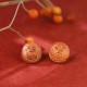Natural Peach Wood Chinese Zodiac Cinnabar Wealth Bracelet