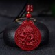 Dragon Cinnabar Protection Pendant