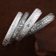 Tibetan Sanskrit White Copper Meditation Bracelet Tibetan Sanskrit White Copper Meditation Bracelet
