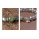 Zodiac Buddha Moonstone Hetian Jade Bracelet Zodiac Buddha Moonstone Hetian Jade Bracelet