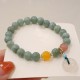 Cyan Jade Lotus Amethyst Crystal Healing Bracelet Cyan Jade Lotus Amethyst Crystal Healing Bracelet