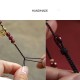 Cinnabar Fu Character Charm Blessing Bracelet Cinnabar Fu Character Charm Blessing Bracelet