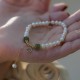 Natural Pearl Hetian Jade Happiness Wisdom Bracelet