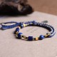 Handmade Lazurite Bead Positive Rope Bracelet Handmade Lazurite Bead Positive Rope Bracelet