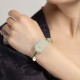 Sterling Silver Hetian Jade Happiness Bracelet