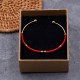 Red String Blessing Protection Cuff Bracelet Red String Blessing Protection Cuff Bracelet