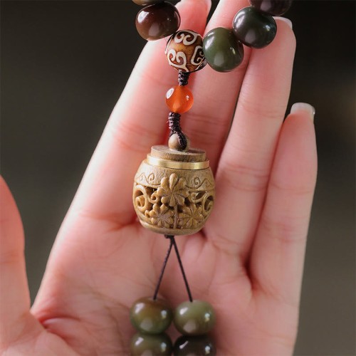 108 Mala Beads Dunhuang Bodhi Seed Dzi Bead Evil Spirits Bracelet 108 Mala Beads Dunhuang Bodhi Seed Dzi Bead Evil Spirits Bracelet