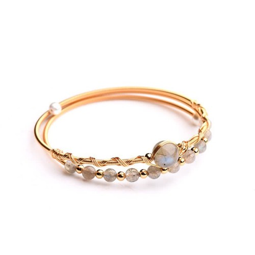 Moonstone Healing Love Bangle Moonstone Healing Love Bangle