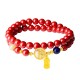 925 Sterling Silver Cinnabar Fu Character Blessing Bracelet 925 Sterling Silver Cinnabar Fu Character Blessing Bracelet