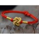 Handmade Chinese Knot Luck Strength Braided Bracelet Handmade Chinese Knot Luck Strength Braided Bracelet