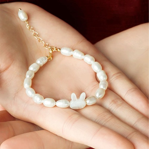 Natural Pearl Rabbit Sincerity Bracelet