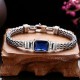 Blue Acrylic Dragon Keel Wealth Bracelet