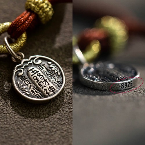 Sterling Silver Five Gods of Wealth Bracelet