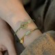Lotus Jade Luck Happiness Bracelet