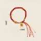 Chinese Zodiac Koi Fish Protection Reincarnation Knot Bracelet