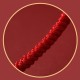 Handmade Lotus Cinnabar Blessing Braid Bracelet