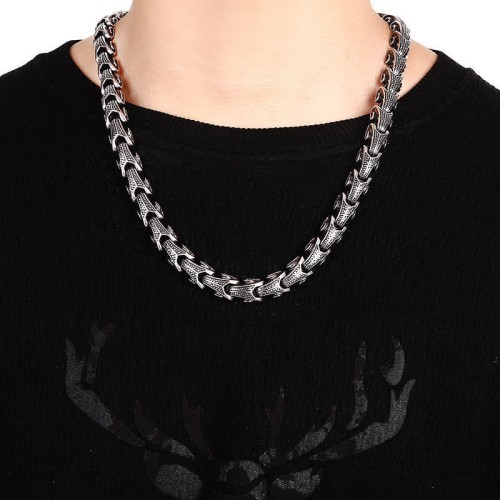 Dragon Pattern Titanium Steel Protection Bracelet