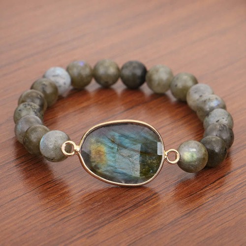 Labradorite Moonstone Healing Bracelet Labradorite Moonstone Healing Bracelet