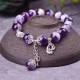 925 Silver Amethyst Healing Heart Charm Bracelet 925 Silver Amethyst Healing Heart Charm Bracelet