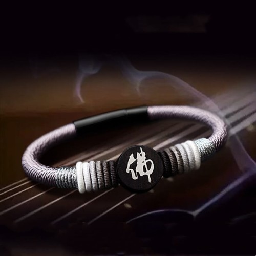 Buddha Ebony Handcrafted Rope Bracelet