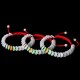 Round Jade Lucky Red String Weave Bracelet Round Jade Lucky Red String Weave Bracelet