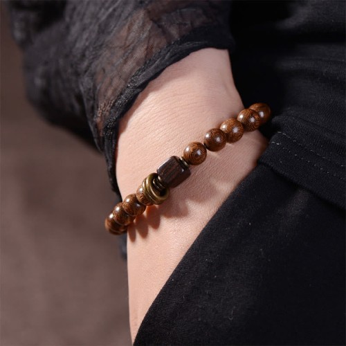 Phoebe Zhennan Wood Spirituality Bracelet