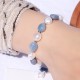 Blue Aventurine Crystal Pearl Healing Bracelet Blue Aventurine Crystal Pearl Healing Bracelet