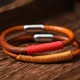 Tibetan Leather Five Elements Luck Braided Bracelet Tibetan Leather Five Elements Luck Braided Bracelet